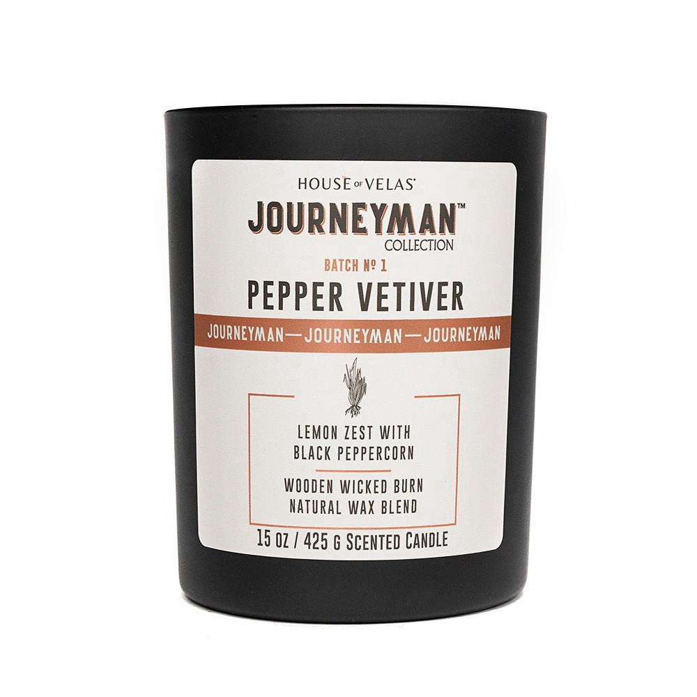slide 2 of 3, House Of Velas Journeyman Collection Pepper Vetiver Jar Candle, 1 ct