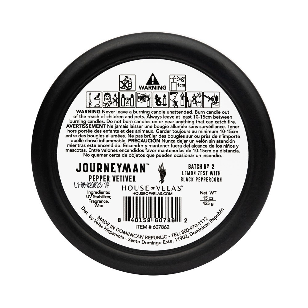 slide 3 of 3, House Of Velas Journeyman Collection Pepper Vetiver Jar Candle, 1 ct