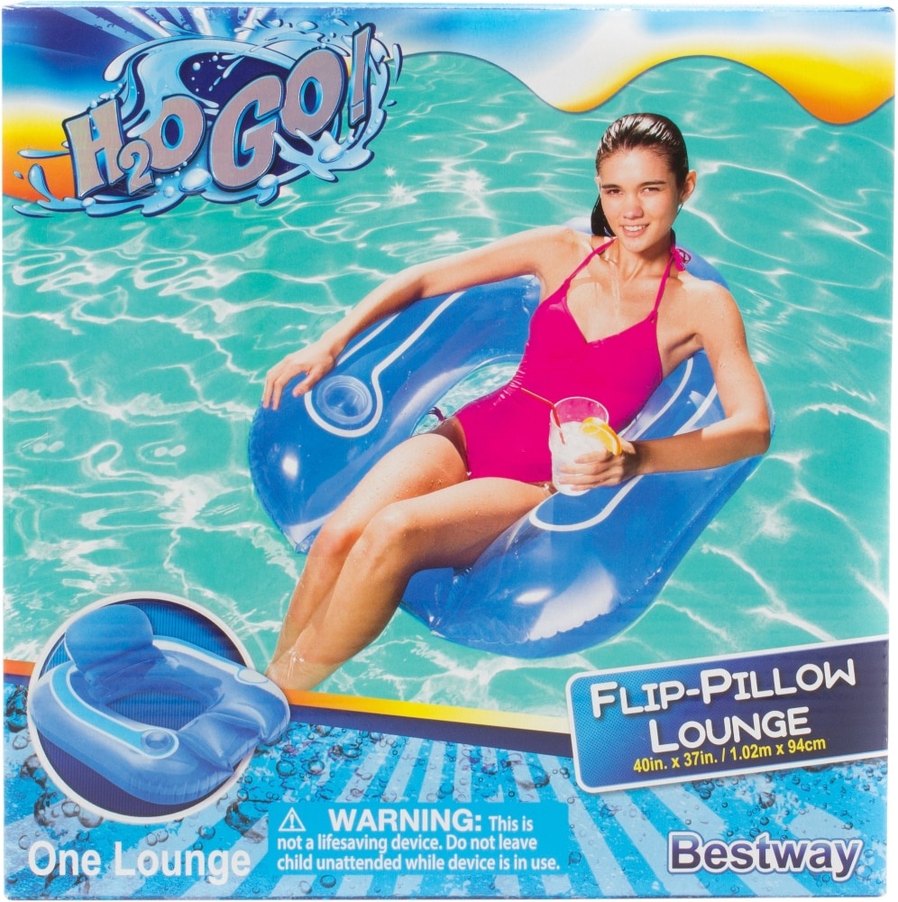 slide 1 of 1, Bestway H2O Go! Flip-Pillow Lounge Chair, 1 ct