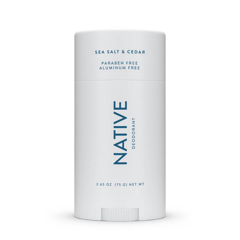slide 1 of 8, Native Sea Salt & Cedar Deodorant for Men - 2.65oz, 2.65 oz