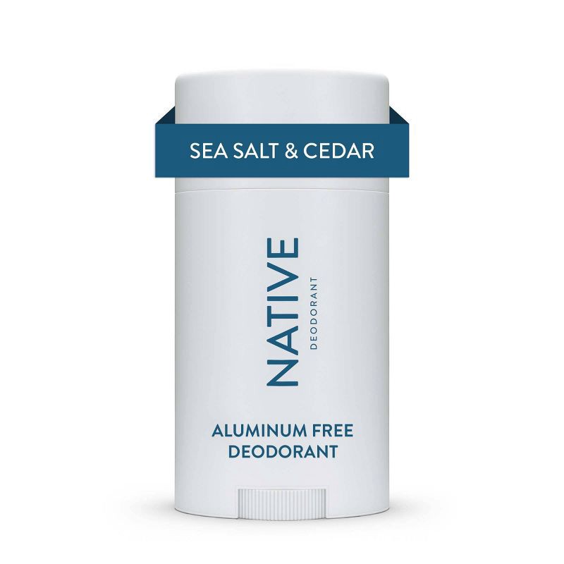 slide 1 of 8, Native Deodorant - Sea Salt & Cedar - Aluminum Free - 2.65 oz, 2.65 oz