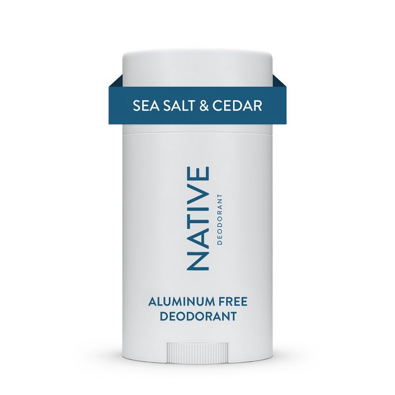 slide 1 of 9, Native Deodorant - Sea Salt & Cedar - Aluminum Free - 2.65 oz, 2.65 oz