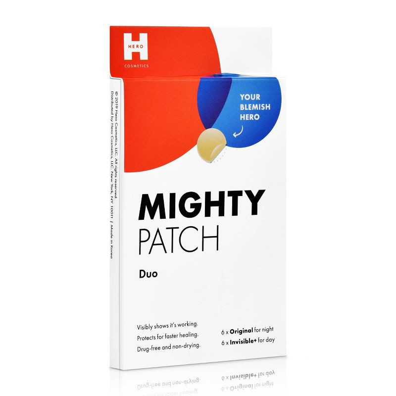 slide 3 of 7, Hero Cosmetics Mighty Acne Pimple Patch Duo - 12ct, 12 ct