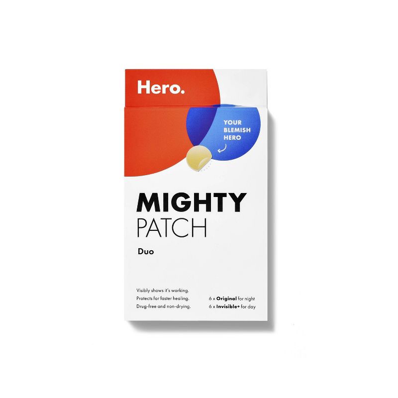 slide 1 of 7, Hero Cosmetics Mighty Acne Pimple Patch Duo - 12ct, 12 ct