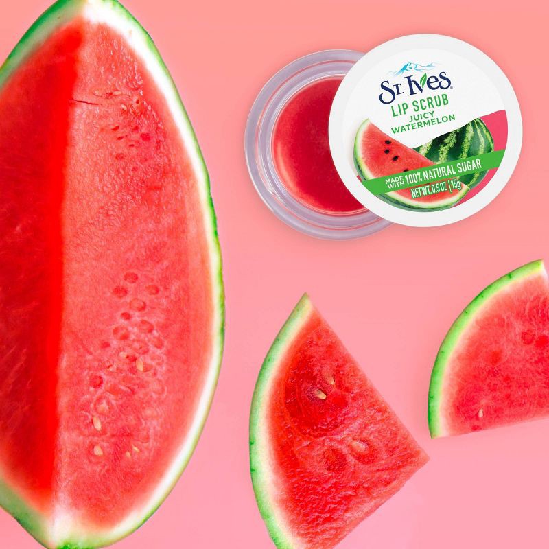 slide 4 of 6, St. Ives Juicy Watermelon Lip Scrub - 0.5oz, 0.5 oz