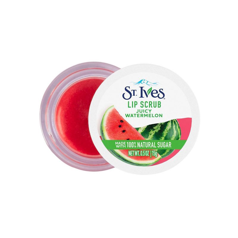 slide 1 of 6, St. Ives Juicy Watermelon Lip Scrub - 0.5oz, 0.5 oz