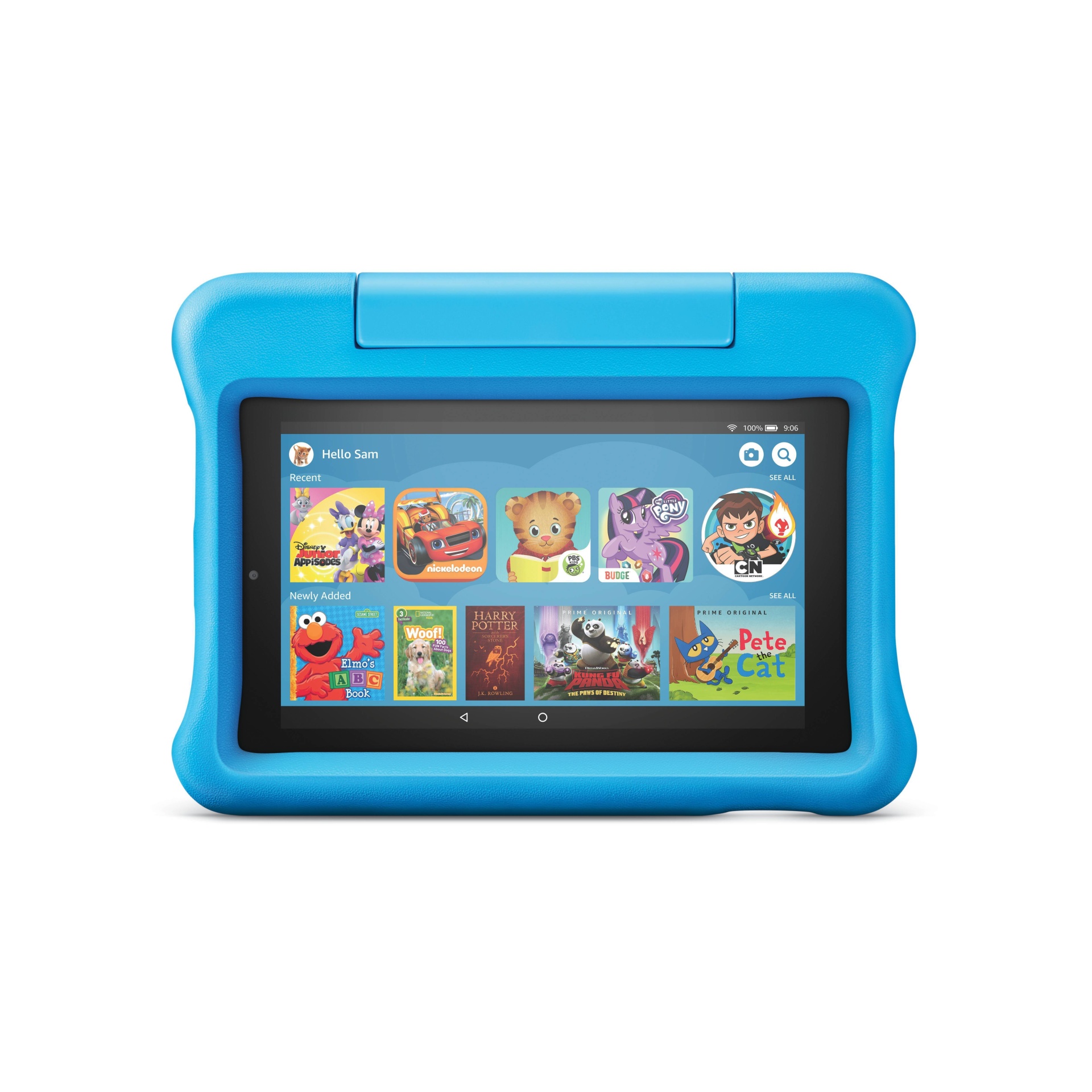 slide 1 of 1, Amazon Fire 7" Kids Edition Tablet (9th Generation, 2019 Release) - Blue - 16GB, 1 ct