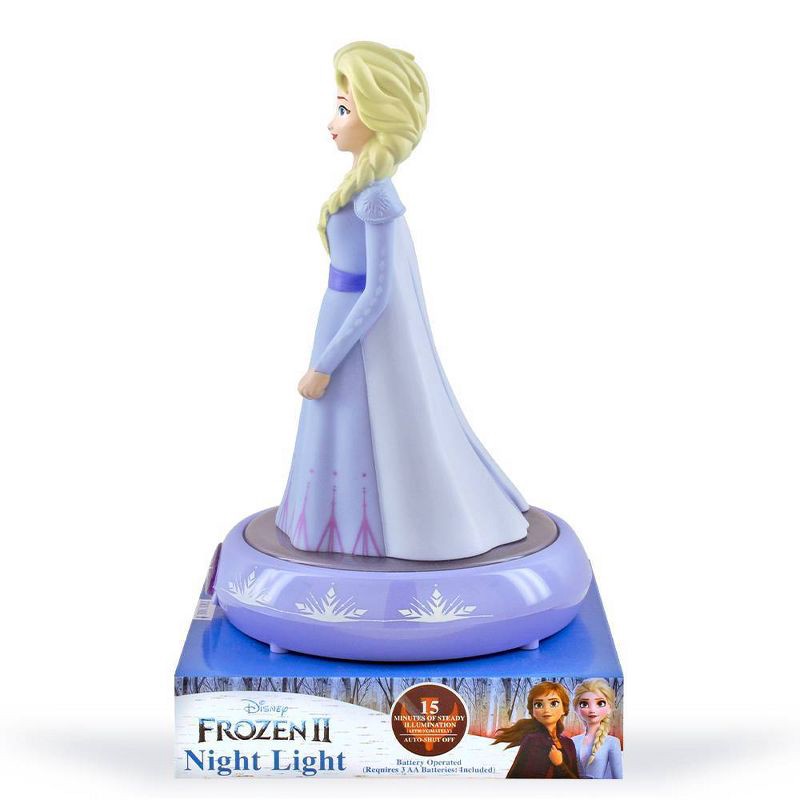 slide 3 of 5, Frozen 2 Elsa LED Nightlight Purple, 1 ct
