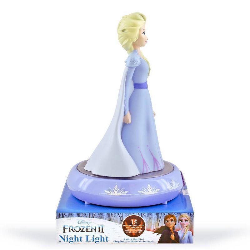 slide 5 of 5, Frozen 2 Elsa LED Nightlight Purple, 1 ct