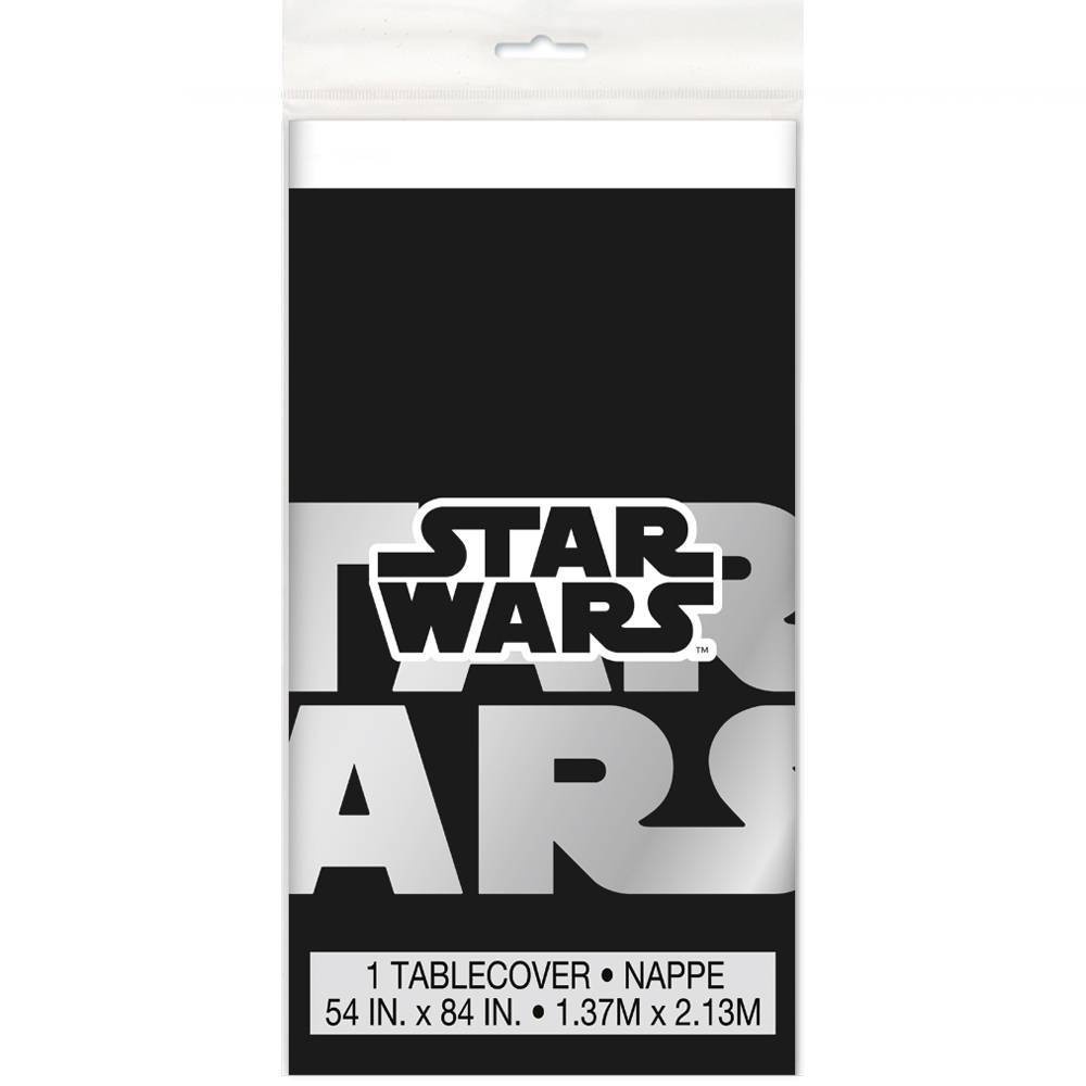 slide 2 of 4, Star Wars 84"x54" Reusable Party Table Cloth, 1 ct