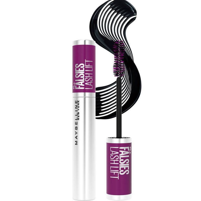 slide 2 of 6, Maybelline Falsies Lash Lift Volumizing and Lengthening Mascara - Washable Blackest Black - 0.32 fl oz, 0.32 fl oz