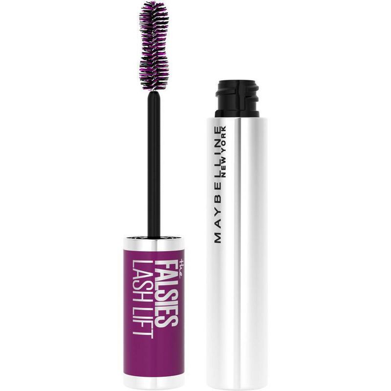 slide 1 of 6, Maybelline Falsies Lash Lift Volumizing and Lengthening Mascara - Washable Blackest Black - 0.32 fl oz, 0.32 fl oz