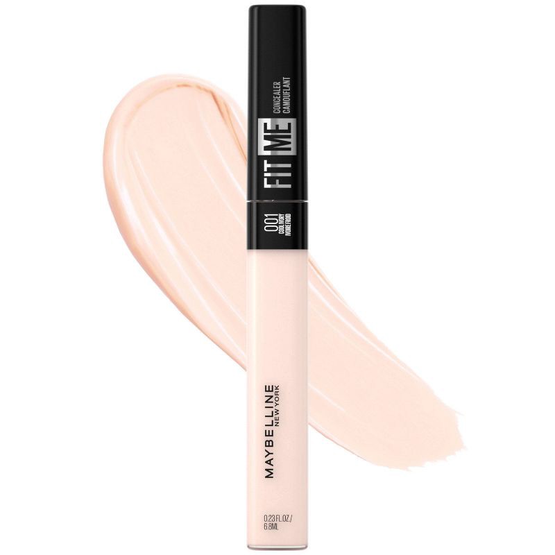 slide 1 of 8, Maybelline Fit Me Liquid Oil-Free, Fragrance-Free, Dermatologist Tested Concealer - 01 Cool Ivory - 0.23 fl oz, 0.23 fl oz