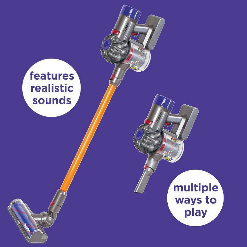 slide 2 of 7, Dyson Cord Free Toy Vacuum: Housekeeping Playset with Pretend Accessories for Creative Thinking, 1 ct