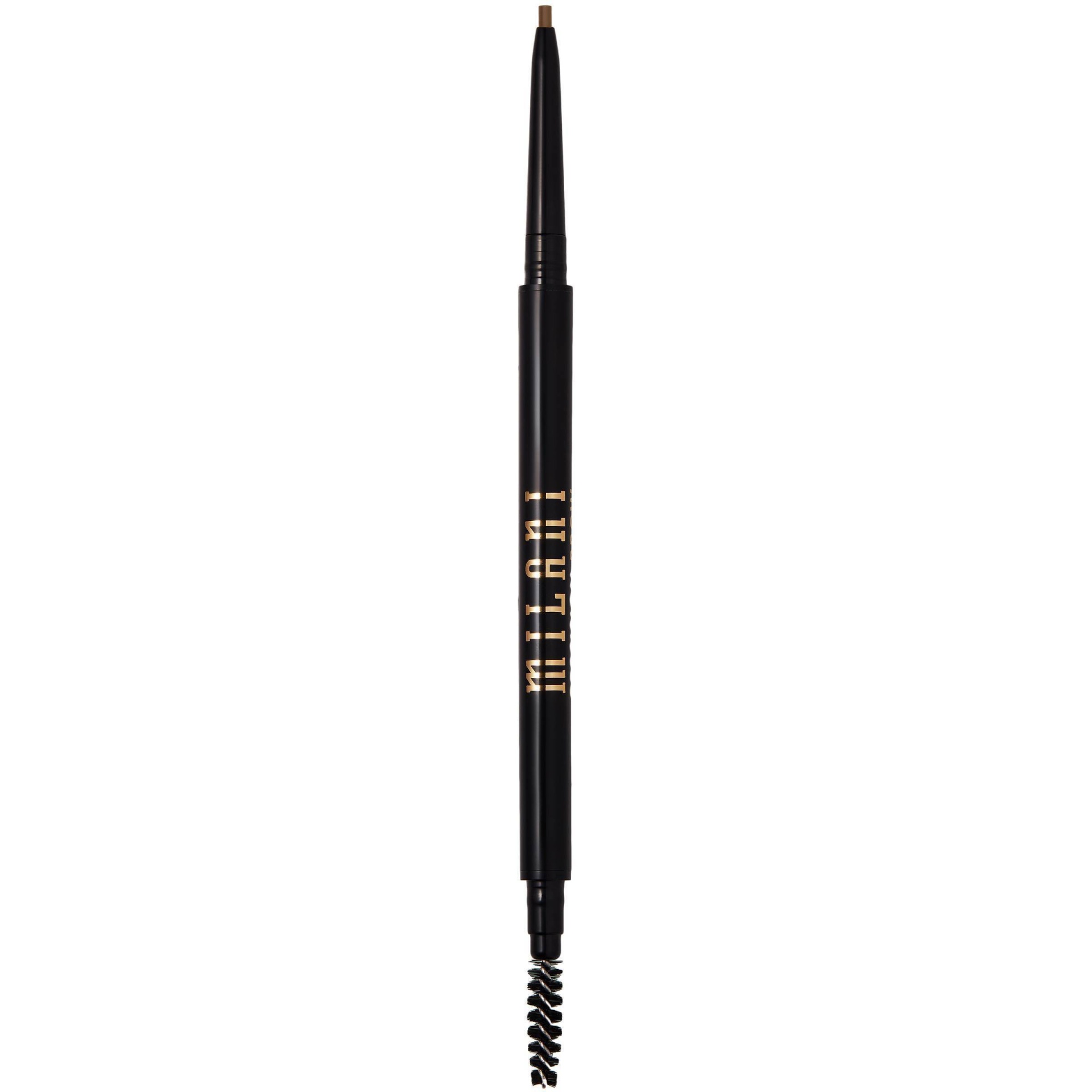 slide 1 of 3, Milani Stay Put Precision Brow Pencil Soft Brown, 0.018 oz