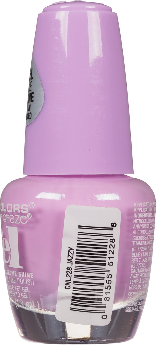 slide 6 of 9, L.A. Colors Color Craze CNL228 Jazzy Gel Extreme Shine Nail Polish 0.44 fl oz, 0.44 fl oz