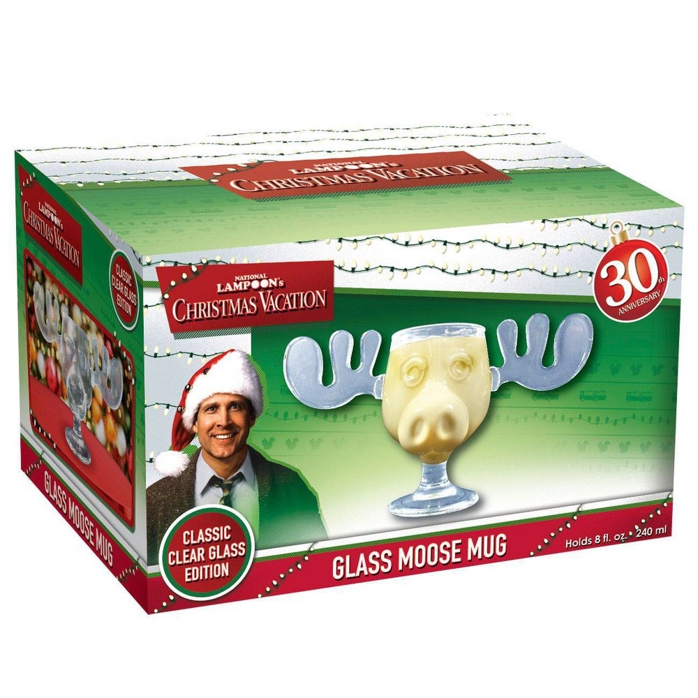 slide 2 of 3, National Lampoon Glass Classic Moose Mug, 8 oz