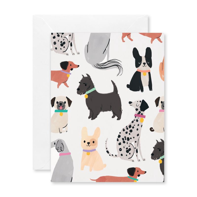 slide 1 of 4, American Greetings 10ct All Occasion Blank Cards with Envelopes Dogs and Puppies, 10 ct