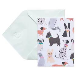 American Greetings 10ct All Occasion Blank Cards with Envelopes Dogs and Puppies