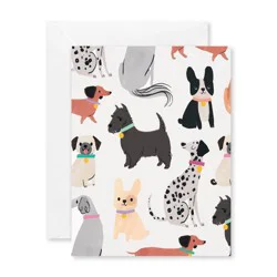 American Greetings 10ct All Occasion Blank Cards with Envelopes Dogs and Puppies
