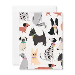 American Greetings 10ct All Occasion Blank Cards with Envelopes Dogs and Puppies
