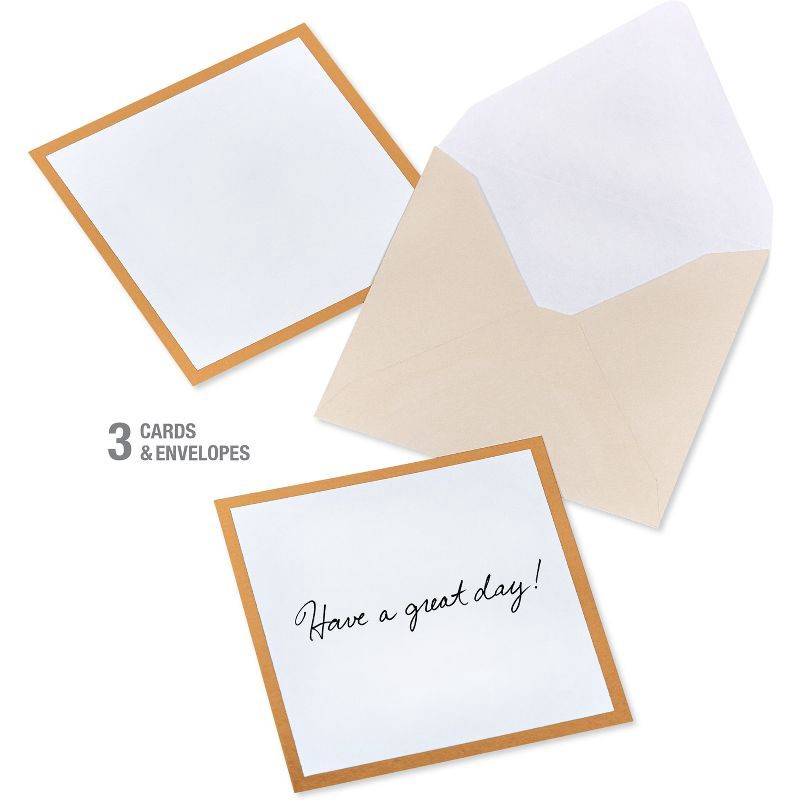 slide 5 of 7, Carlton Cards 12ct Blank Mini Note Cards Earth Tones, 12 ct