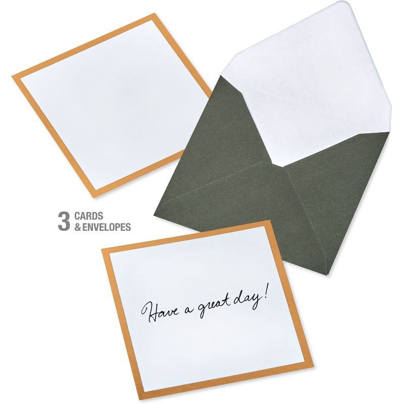 slide 6 of 7, Carlton Cards 12ct Blank Mini Note Cards Earth Tones, 12 ct