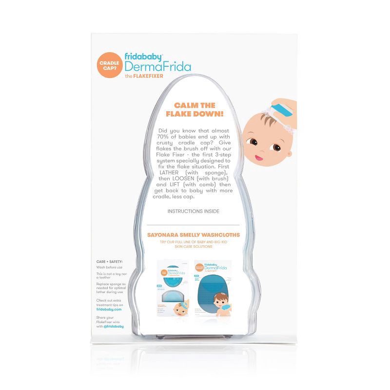 slide 2 of 6, Frida Baby DermaFrida The FlakeFixer 3-Step Cradle Cap System, 1 ct