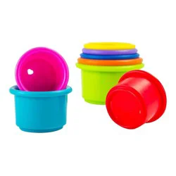 Lamaze Pile & Play Stacking Cups - 8ct