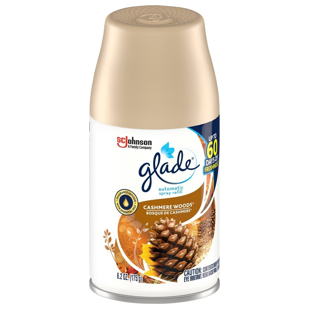 slide 4 of 6, Glade Cashmere Woods Automatic Spray Refill, 6.2 oz