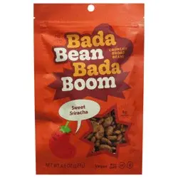 Bada Bean Bada Boom Crunchy Sweet Sriracha Broad Beans 4.5 oz