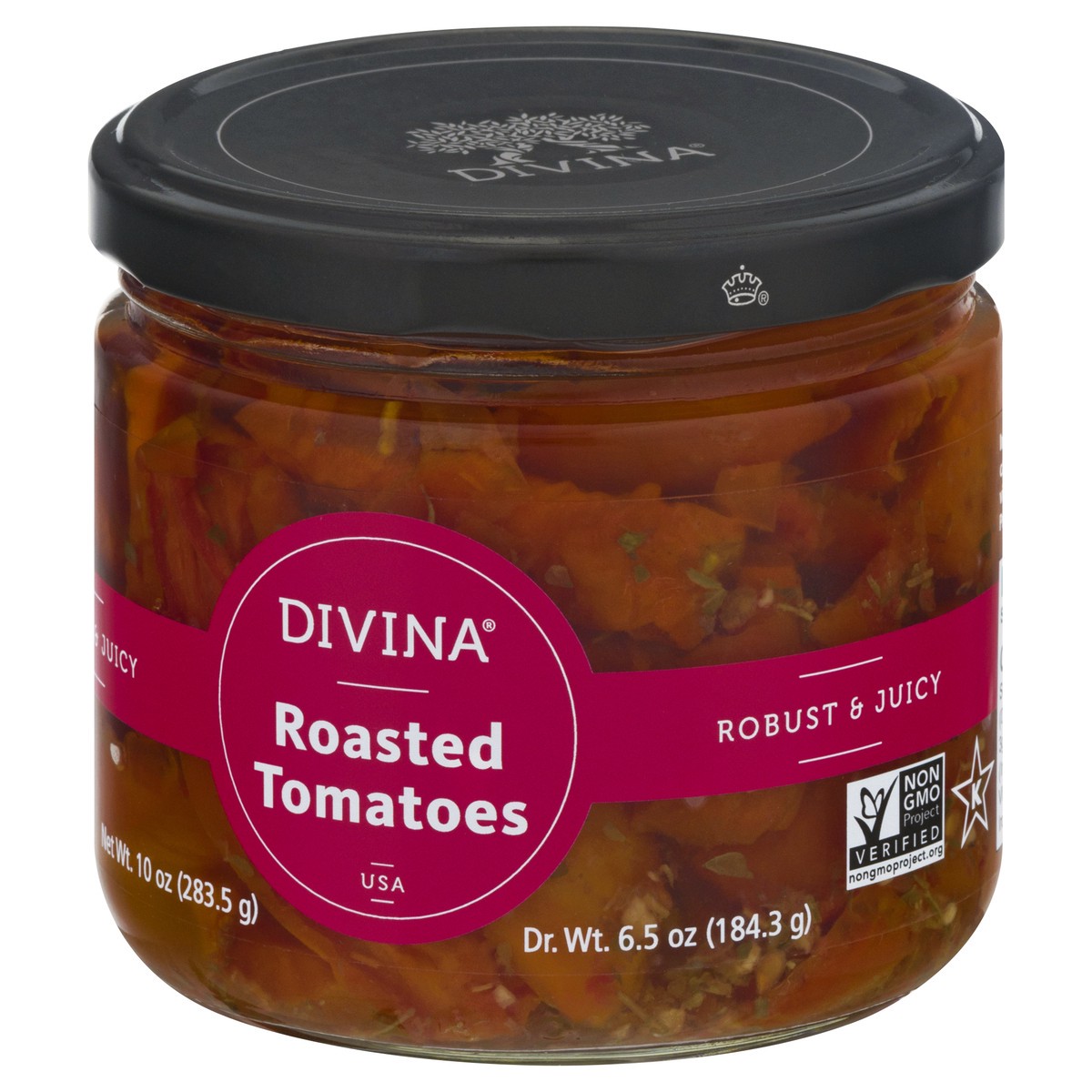 slide 5 of 13, Divina Roasted Red Tomatoes, 10 oz