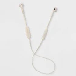 Wireless Bluetooth Flat Earbuds - heyday™ White Ivory