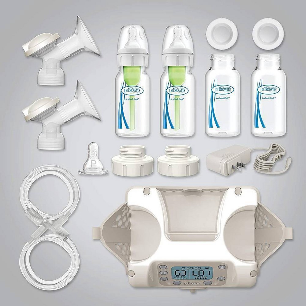 Dr. Brown's Customflow Double Electric Quiet Breast Pump with