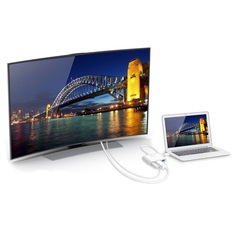 slide 3 of 6, j5create USB Type-C to HDMI & USB 3.0 with Power Delivery: Male-to-Female Adapter, 1 ct