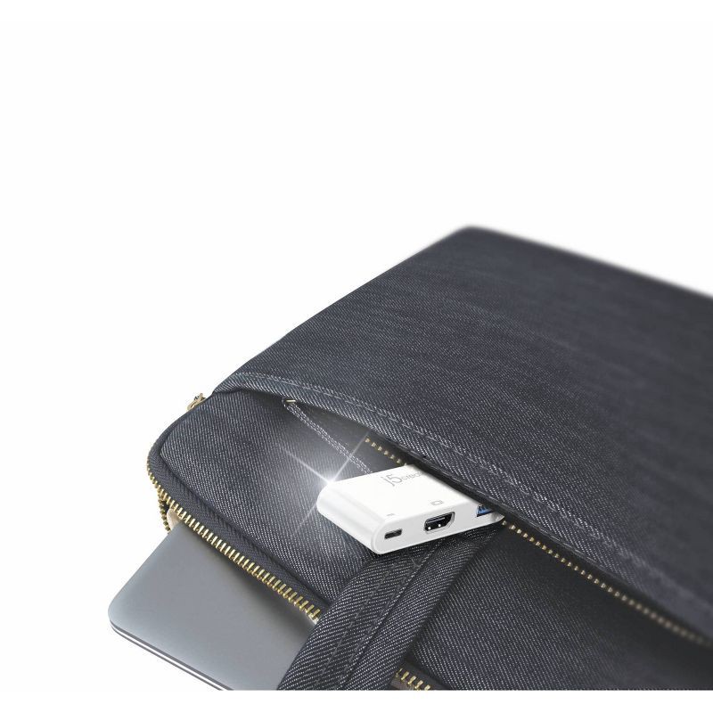 slide 5 of 6, j5create USB Type-C to HDMI & USB 3.0 with Power Delivery: Male-to-Female Adapter, 1 ct