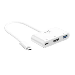 j5create USB Type-C to HDMI & USB 3.0 with Power Delivery: Male-to-Female Adapter