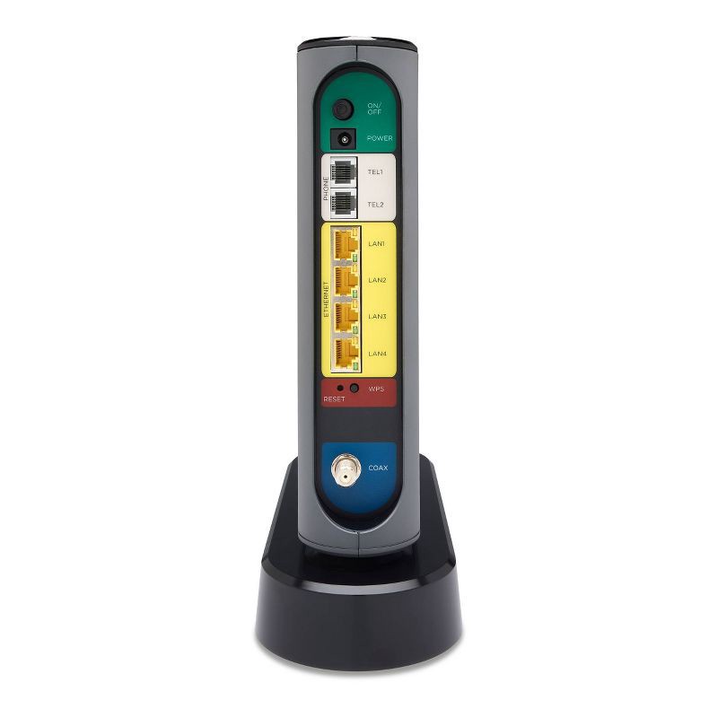 slide 2 of 3, Motorola MT7711 24x8 DOCSIS 3.0 Mesh Compatible Cable Modem/Router with Voice - AC1900, 1 ct