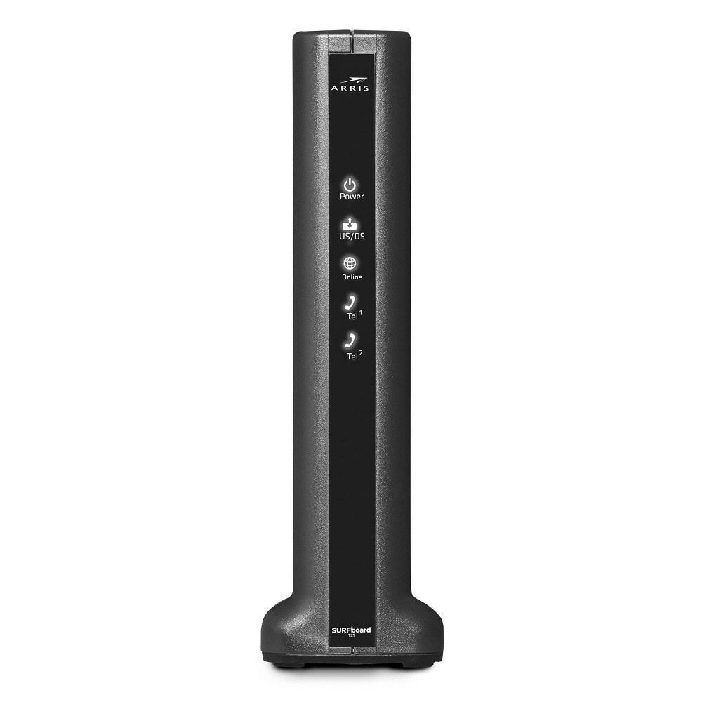 slide 3 of 4, ARRIS SURFboard DOCSIS 3.1 Internet & Voice Modem for Xfinity, Model T25 (Black), 1 ct