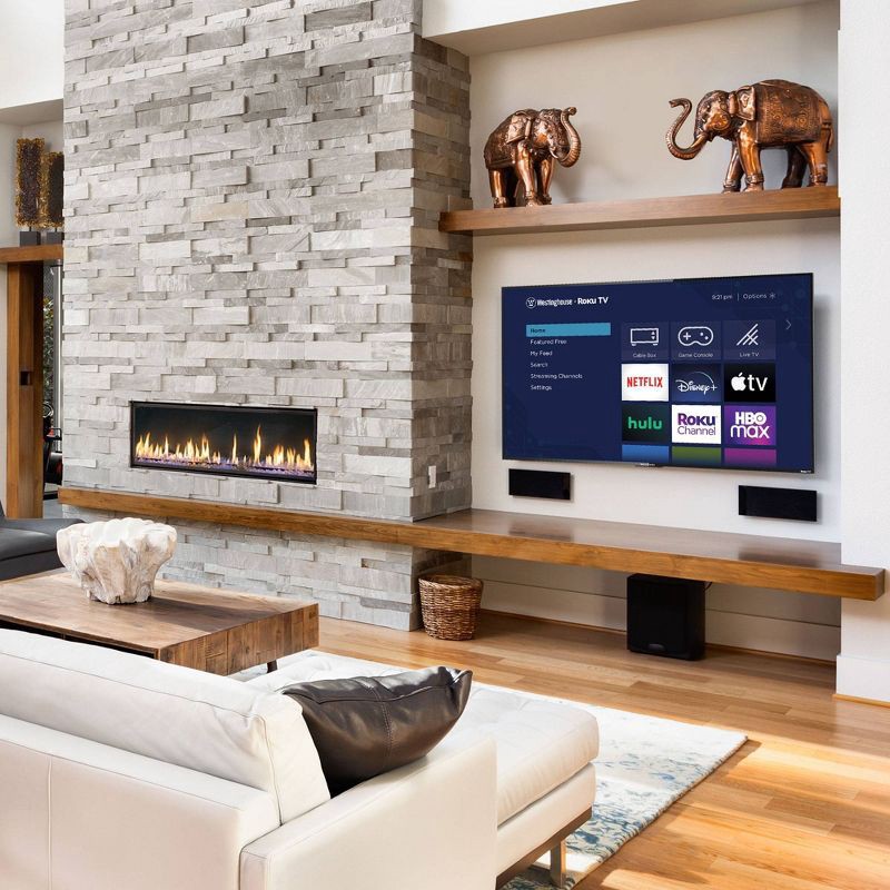 slide 3 of 15, Westinghouse 43" 4K Ultra HD Smart Roku TV with HDR, 1 ct