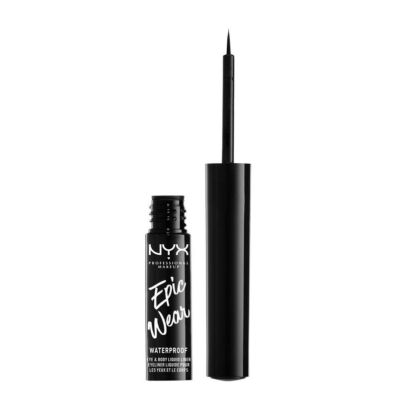 slide 1 of 5, NYX Professional Makeup Epic Wear Liquid Liner Long-lasting Waterproof Eyeliner - Black - 0.12 fl oz, 0.12 fl oz