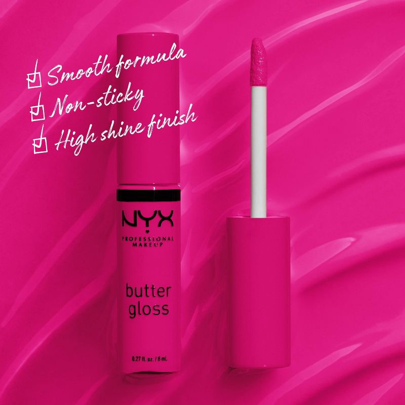 slide 4 of 8, NYX Professional Makeup Butter Lip Gloss - 38 Summer Fruit - 0.27 fl oz, 0.27 fl oz