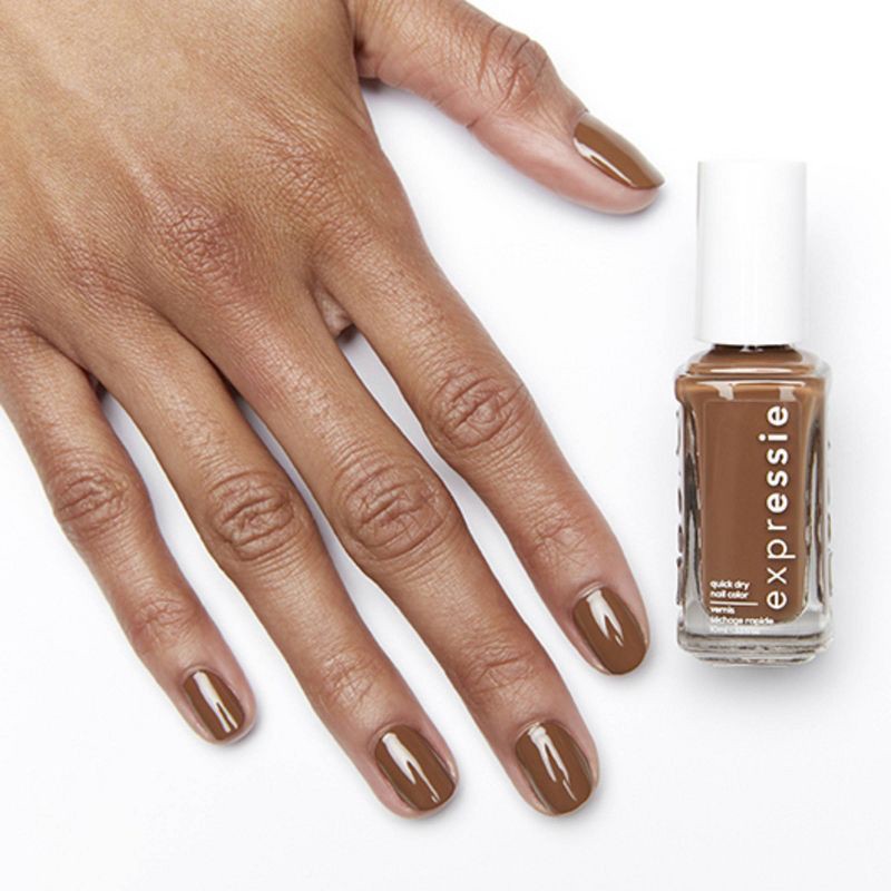 slide 5 of 7, essie expressie Quick-Dry Nail Polish - 70 Cold Brew Crew - 0.33 fl oz, 0.33 fl oz