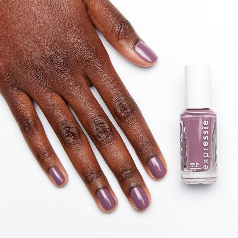 slide 5 of 7, essie expressie Quick-Dry Nail Polish - 220 Get A Mauve On - 0.33 fl oz, 0.33 fl oz