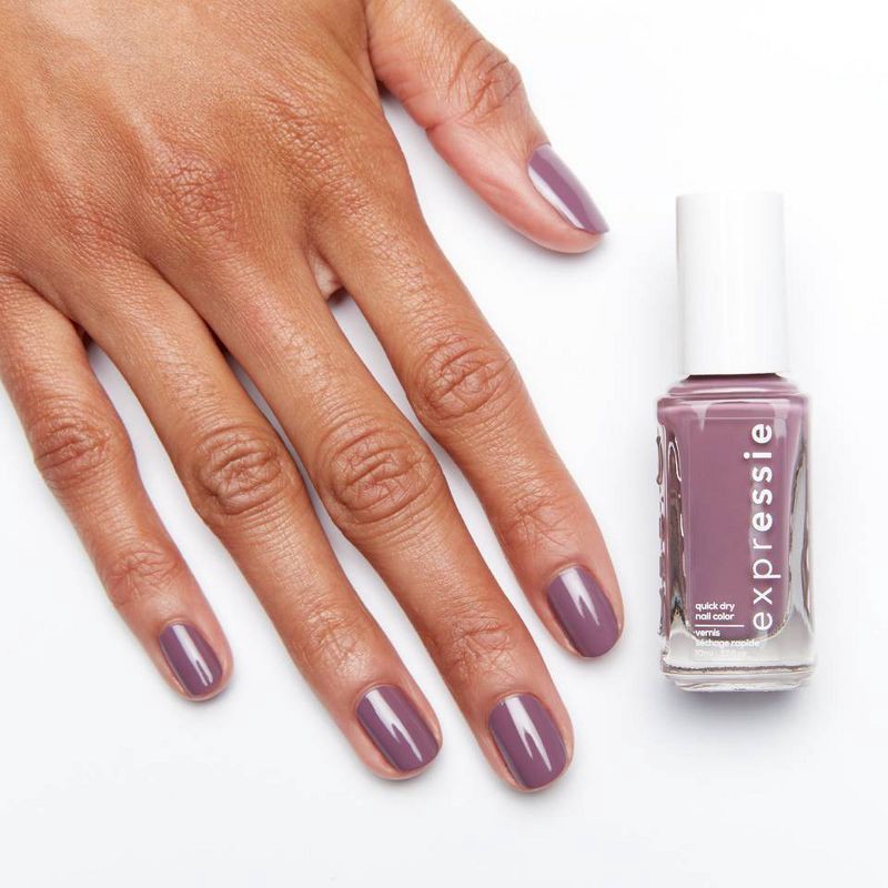 slide 6 of 7, essie expressie Quick-Dry Nail Polish - 220 Get A Mauve On - 0.33 fl oz, 0.33 fl oz