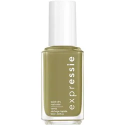 essie expressie Quick-Dry Nail Polish - 320 Precious Cargo-Go! - 0.33 fl oz: Olive Green, Vegan Formula, High Shine Finish