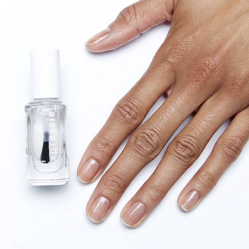 slide 5 of 6, essie expressie Quick-Dry Nail Polish - 390 Always Transparent - 0.33 fl oz, 0.33 fl oz