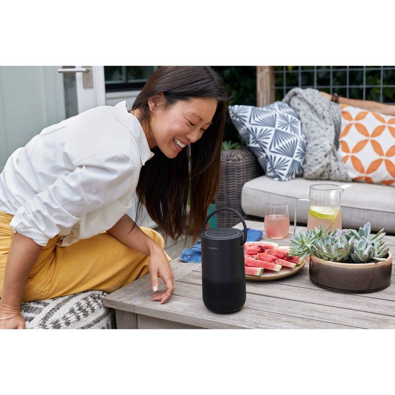 slide 9 of 11, Bose Portable Smart Speaker with WiFi and Bluetooth - Black, 1 ct