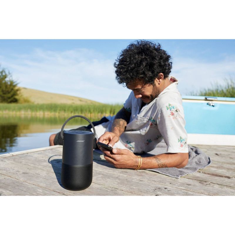 slide 10 of 11, Bose Portable Smart Speaker with WiFi and Bluetooth - Black, 1 ct
