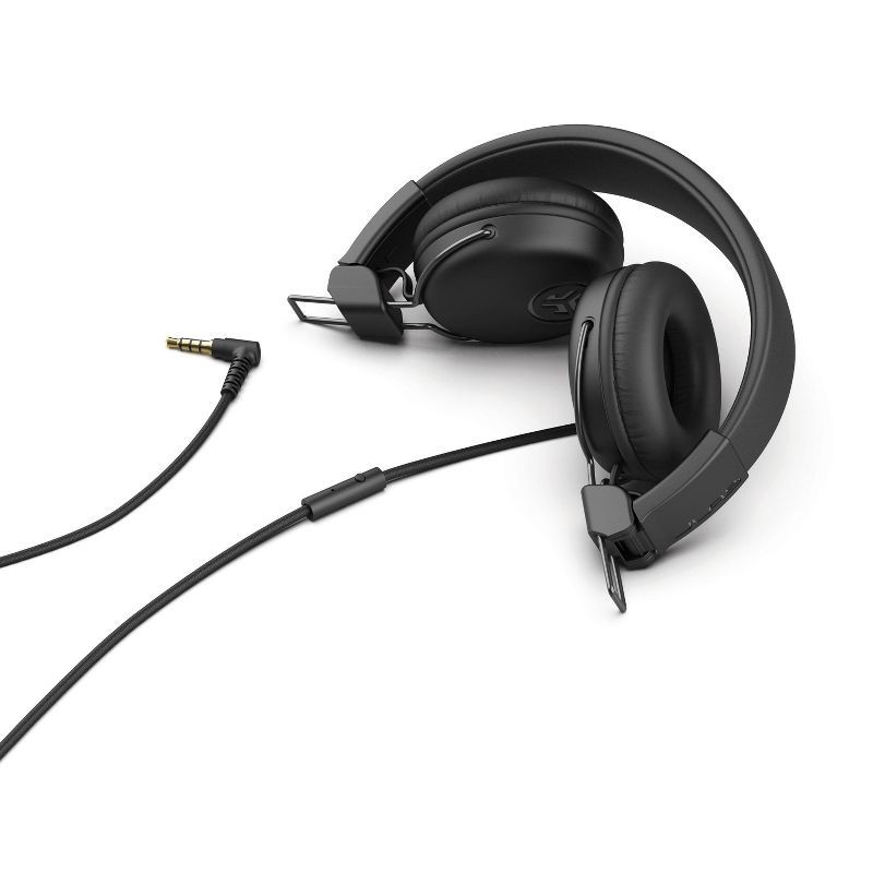 slide 3 of 4, JLab Studio Wired On-Ear Headphones - Black, 1 ct